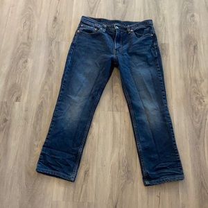 Levi’s cropped blue jeans size 32